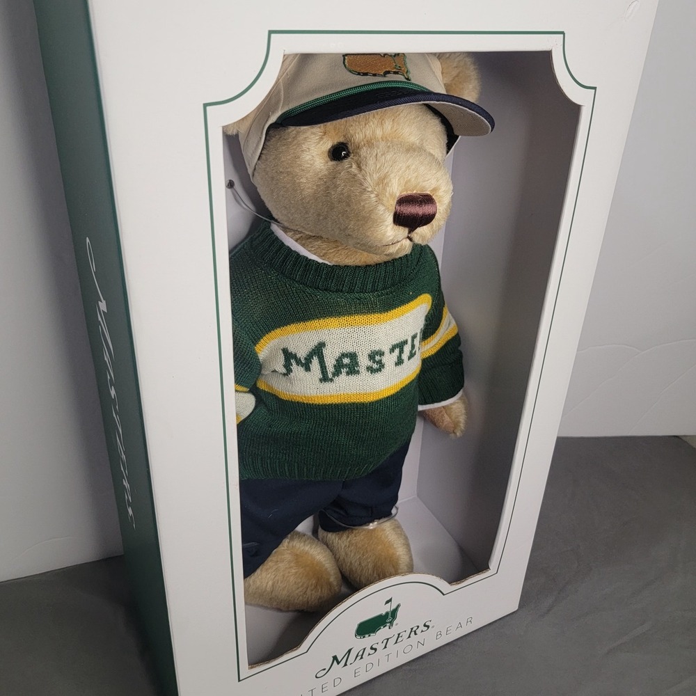 2025 Masters Tournament Teddy Bear Rare Viral Limited Edition #318 of 500